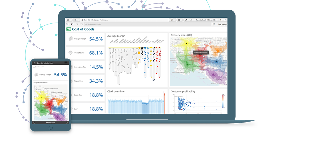 QlikSense از برترین ابزارهای BI 