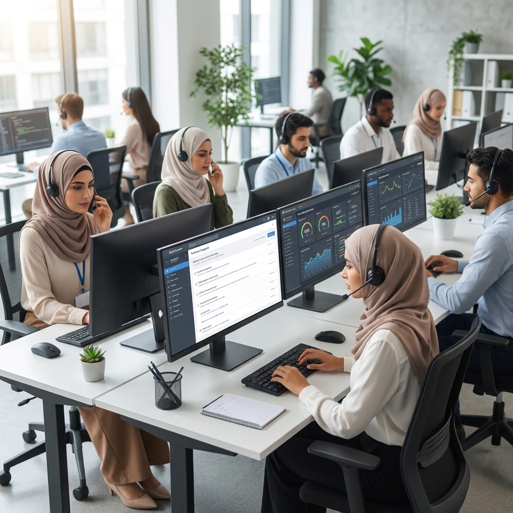 خدمات پشتیبانی و helpdesk شبکه