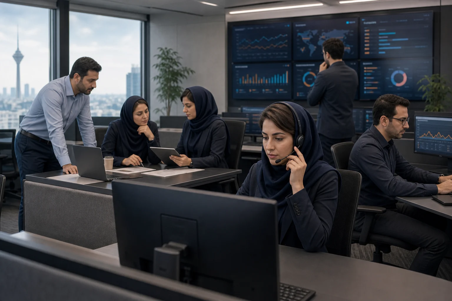 تیم ایرانی مرکز Helpdesk و خدمات IT عصر ارتباط