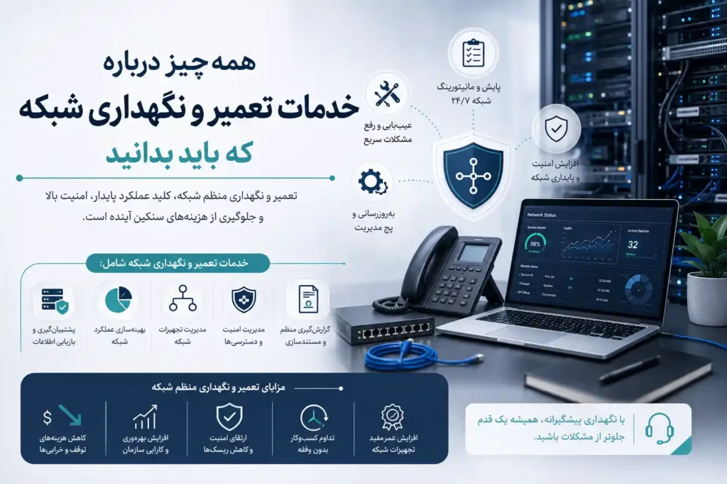 خدمات تعمیر و نگهداری شبکه